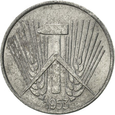Coin, GERMAN-DEMOCRATIC REPUBLIC, Pfennig, 1953, Berlin, AU(55-58), Aluminum