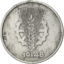 Moneta, REPUBBLICA DEMOCRATICA TEDESCA, Pfennig, 1948, Berlin, BB+, Alluminio