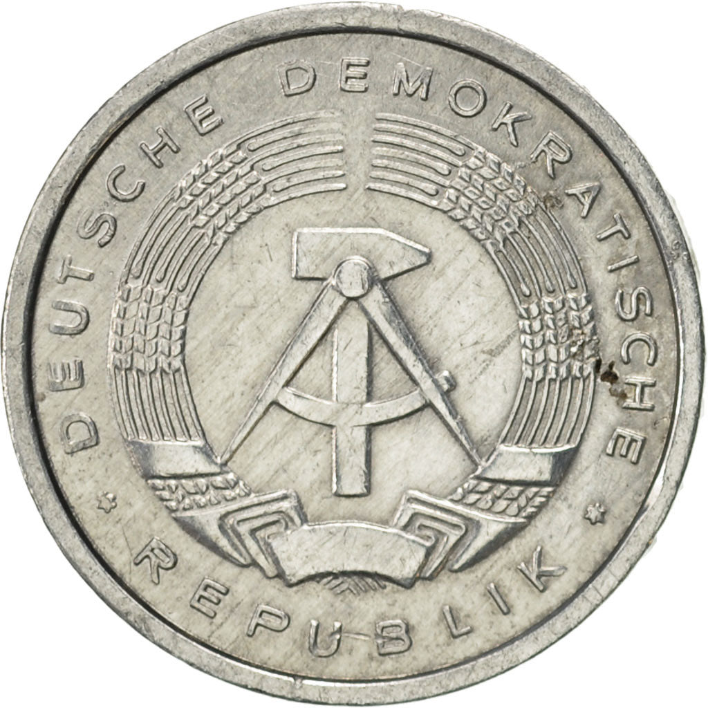 Moneta, REPUBBLICA DEMOCRATICA TEDESCA, Pfennig, 1985, Berlin, SPL-, Alluminio