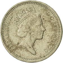 Coin, Great Britain, Elizabeth II, Pound, 1996, EF(40-45), Nickel-brass, KM:972