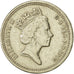 Coin, Great Britain, Elizabeth II, Pound, 1997, EF(40-45), Nickel-brass, KM:975