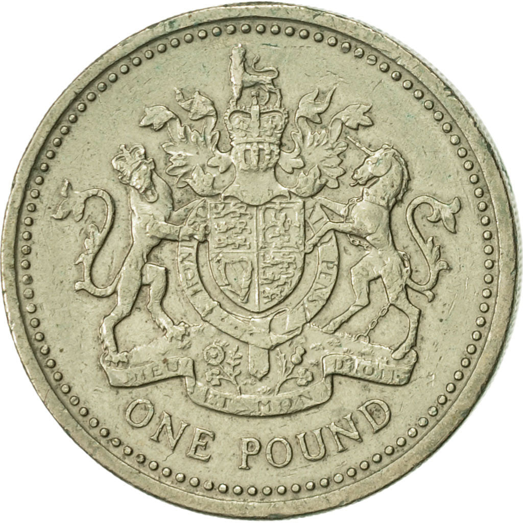 Coin, Great Britain, Elizabeth II, Pound, 1983, EF(40-45), Nickel-brass, KM:933