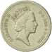 Great Britain, Elizabeth II, Pound, 1986, EF(40-45), Nickel-brass, KM:946