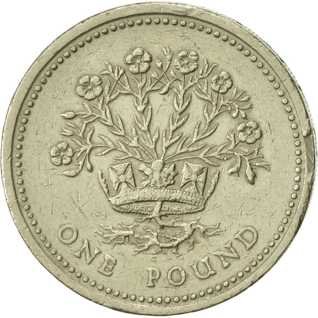 Great Britain, Elizabeth II, Pound, 1986, EF(40-45), Nickel-brass, KM:946