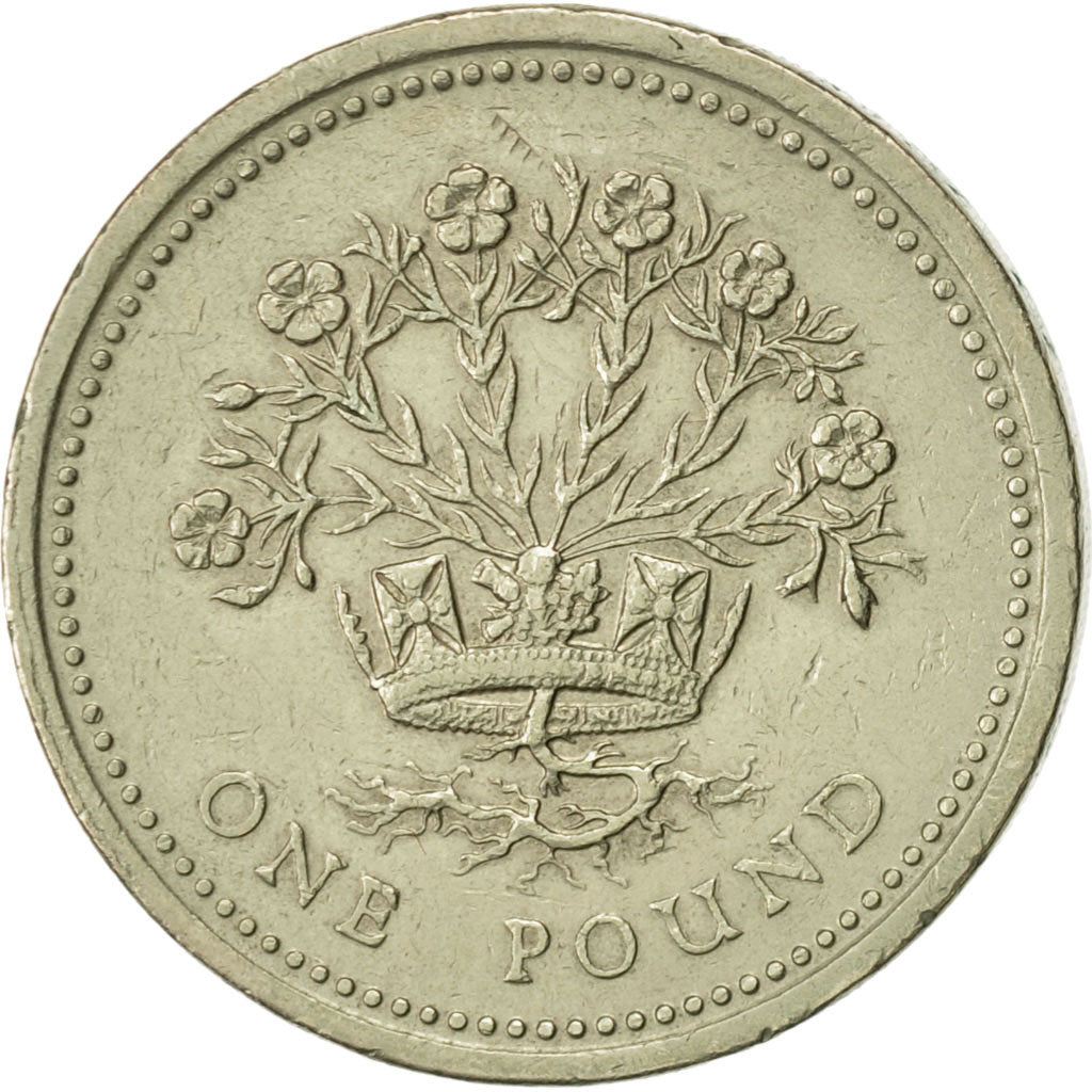 Münze, Großbritannien, Elizabeth II, Pound, 1986, SS, Nickel-brass, KM:946