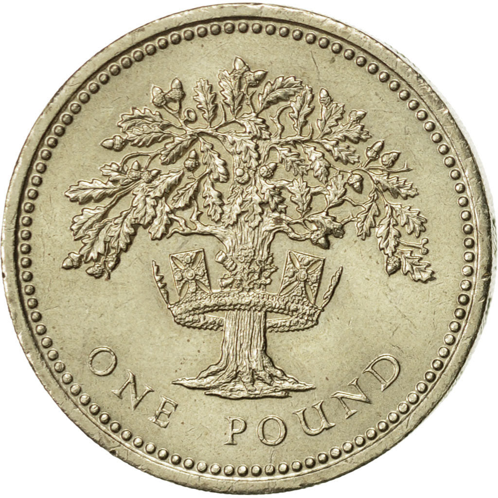 Coin, Great Britain, Elizabeth II, Pound, 1992, AU(55-58), Nickel-brass, KM:948