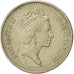 Gibraltar, Elizabeth II, Pound, 1988, AU(50-53), Nickel-brass, KM:18