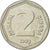 Coin, Yugoslavia, 2 Dinara, 1993, AU(55-58), Copper-Nickel-Zinc, KM:155