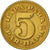 Coin, Yugoslavia, 5 Para, 1973, AU(50-53), Brass, KM:43