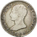 SPAIN, 4 Reales, 1809, KM #540.1, EF(40-45), Silver, 5.53