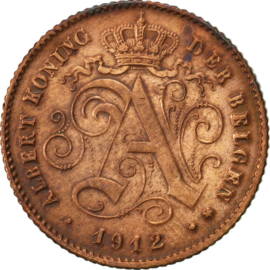 Munten, België, Centime, 1912, ZF, Koper, KM:77