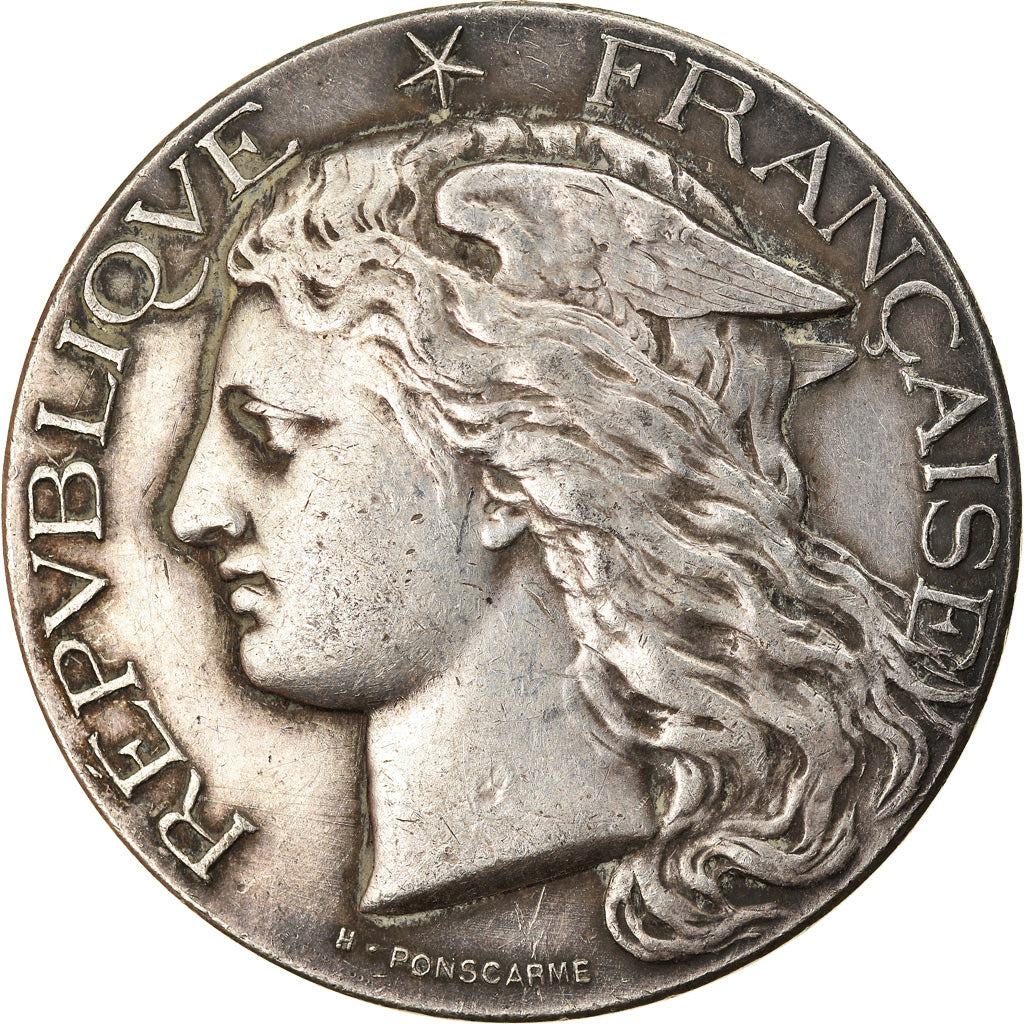 France, Medal, Agriculture, Concours Régional de Bourges, 1886, Ponscarme