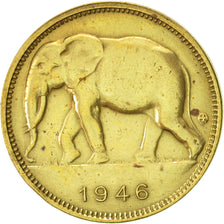 Belgisch-Kongo, Franc, 1946, SS, Messing, KM:26