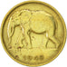 Belgian Congo, Franc, 1949, EF(40-45), Copper, KM:TS30