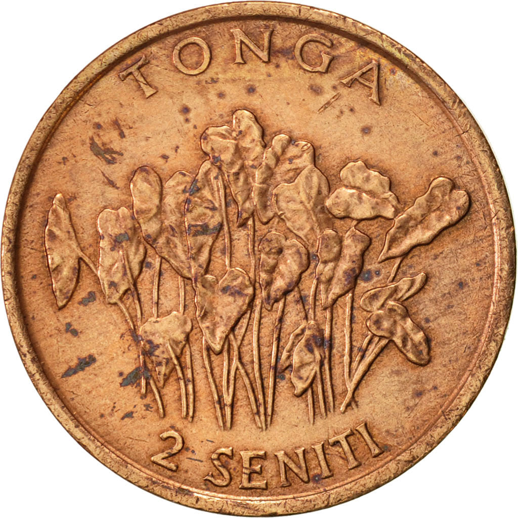 Monnaie, Tonga, King Taufa'ahau Tupou IV, 2 Seniti, 1996, TTB, Bronze, KM:67