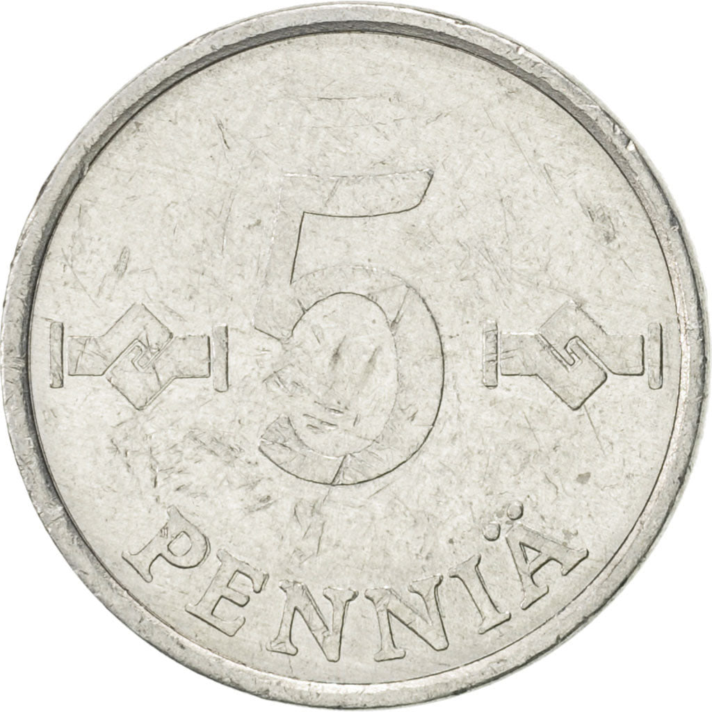 Coin, Finland, 5 Pennia, 1979, EF(40-45), Aluminum, KM:45a