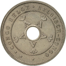 Congo belga, 5 Centimes, 1928, MBC+, Cobre - níquel, KM:17