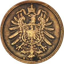 Coin, GERMANY - EMPIRE, Wilhelm I, 2 Pfennig, 1876, Vienne, EF(40-45), Copper