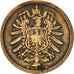 Coin, GERMANY - EMPIRE, Wilhelm I, 2 Pfennig, 1876, Vienne, EF(40-45), Copper