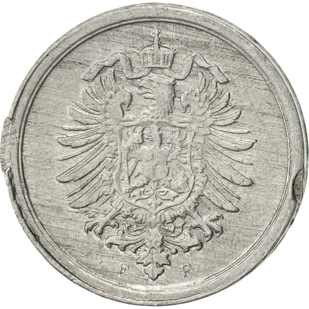 GERMANY - EMPIRE, Wilhelm II, Pfennig, 1917, Stuttgart, EF(40-45), Aluminum