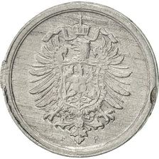 GERMANY - EMPIRE, Wilhelm II, Pfennig, 1917, Stuttgart, EF(40-45), Aluminum