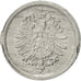 GERMANY - EMPIRE, Wilhelm II, Pfennig, 1917, Stuttgart, EF(40-45), Aluminum