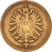 GERMANY - EMPIRE, Wilhelm I, Pfennig, 1887, Berlin, VF(30-35), Copper, KM:1