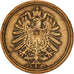 Coin, GERMANY - EMPIRE, Wilhelm I, Pfennig, 1874, Berlin, EF(40-45), Copper