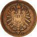 Moneta, GERMANIA - IMPERO, Wilhelm I, Pfennig, 1889, Berlin, BB, Rame, KM:1