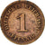 Coin, GERMANY - EMPIRE, Wilhelm II, Pfennig, 1894, Stuttgart, EF(40-45), Copper