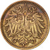 Moneta, Austria, Franz Joseph I, Heller, 1901, BB, Bronzo, KM:2800
