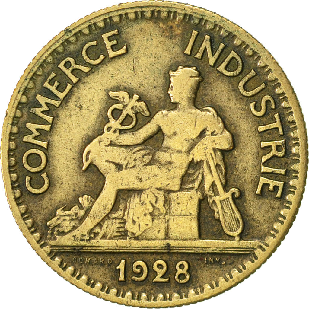 Coin, France, Chambre de commerce, 50 Centimes, 1928, Paris, VF(30-35)