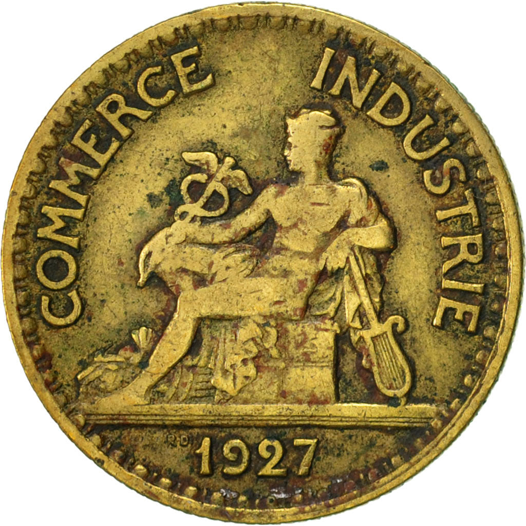 Coin, France, Chambre de commerce, 50 Centimes, 1927, Paris, VF(30-35)