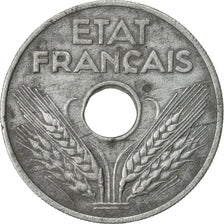 Munten, Frankrijk, État français, 20 Centimes, 1943, Paris, ZF, Zinc