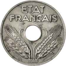 Munten, Frankrijk, État français, 20 Centimes, 1944, Paris, ZF, Zinc