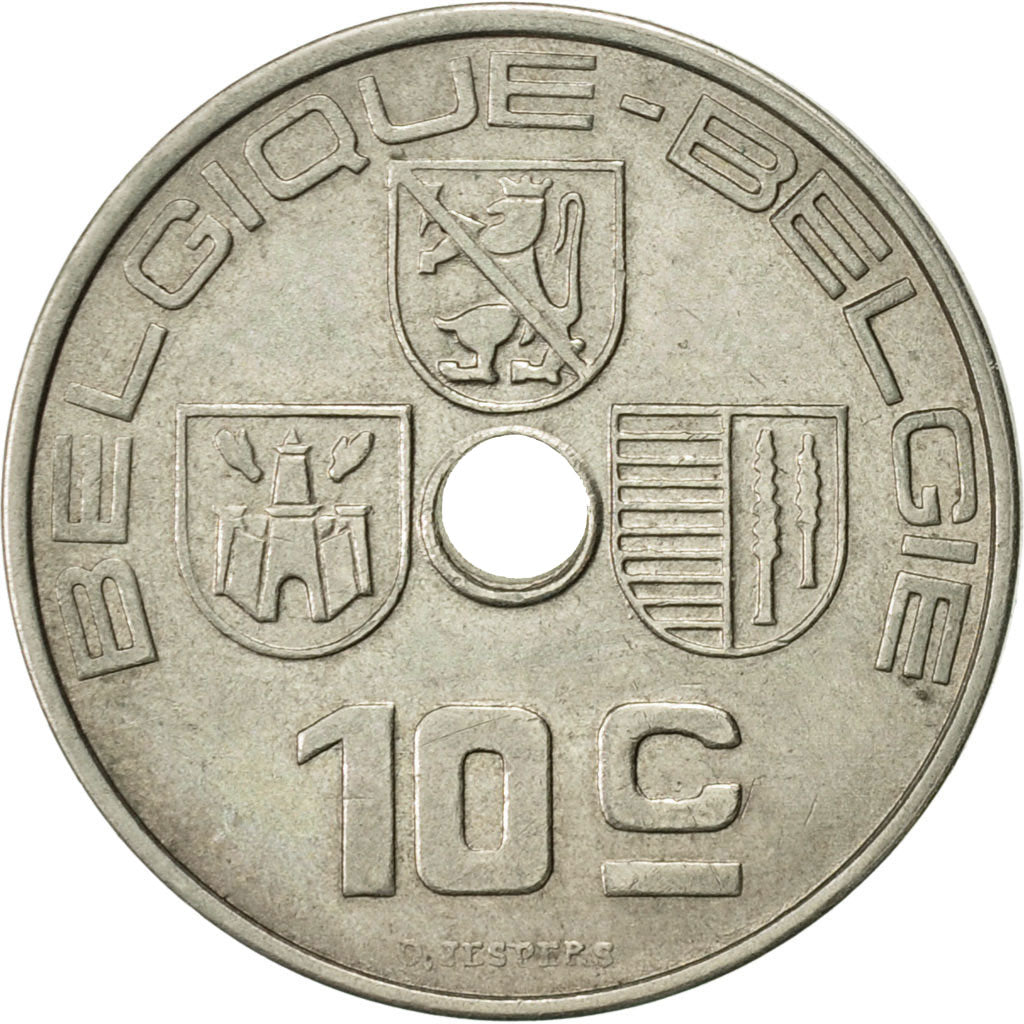 Belgium, 10 Centimes, 1939, EF(40-45), Nickel-brass, KM:112