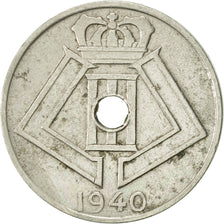 Bélgica, 5 Centimes, 1940, MBC, Níquel - latón, KM:111