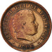 Moneda, Portugal, Carlos I, 5 Reis, 1906, BC+, Bronce, KM:530
