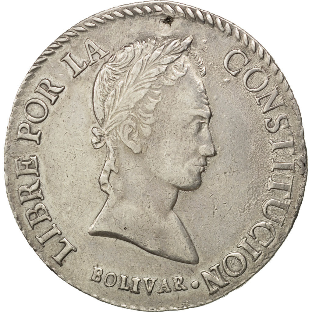 BOLIVIA, 8 Soles, 1846, Potosi, KM #A103, AU(50-53), Silver, 26.80