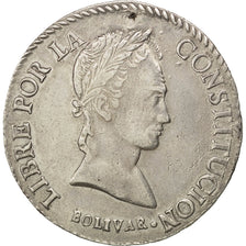 BOLIVIA, 8 Soles, 1846, Potosi, KM #A103, AU(50-53), Silver, 26.80