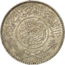 Moneta, Arabia Saudyjska, UNITED KINGDOMS, Riyal, 1954, AU(55-58), Srebro, KM:39