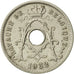 Belgium, 5 Centimes, 1932, AU(55-58), Nickel-brass, KM:93