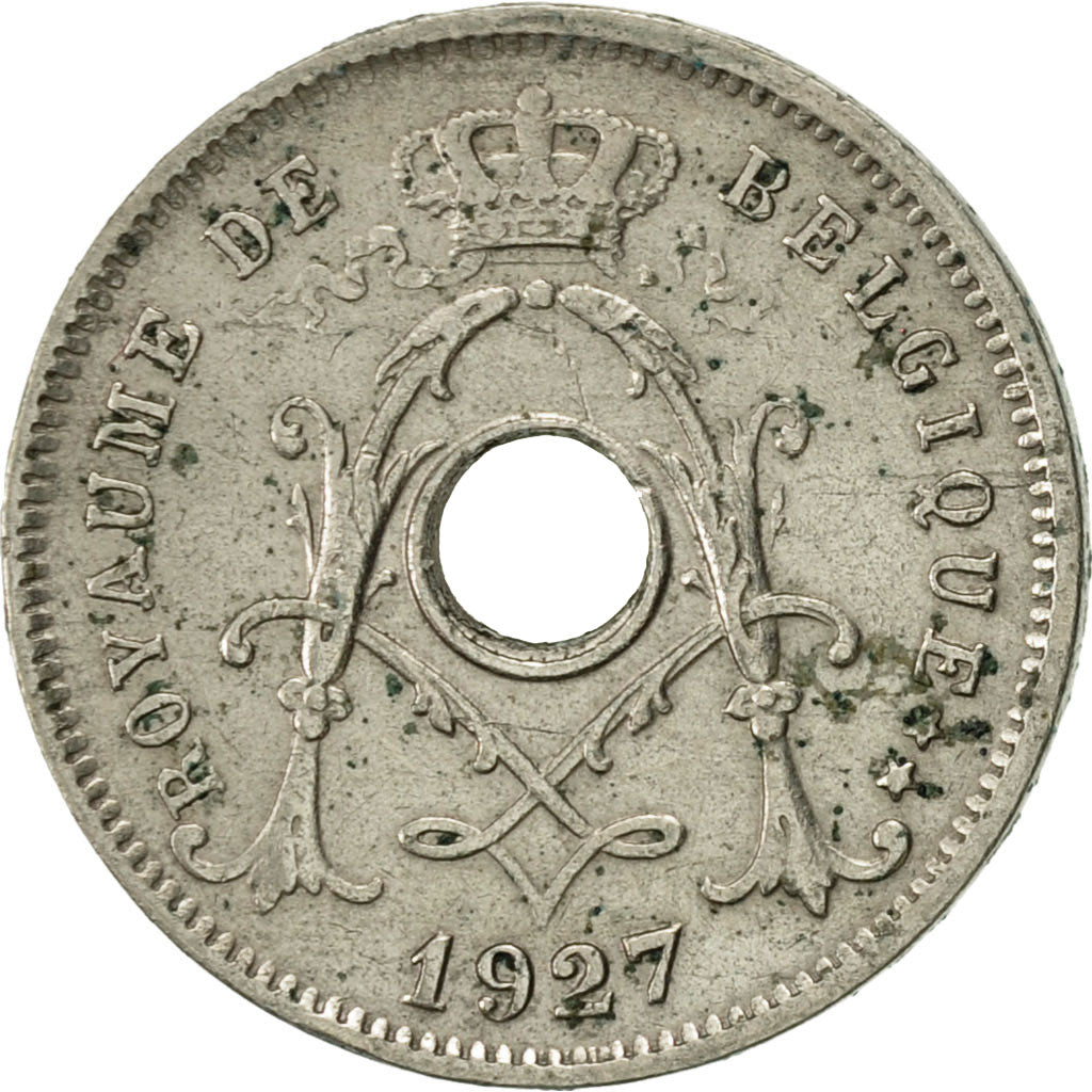 Belgium, 5 Centimes, 1927, AU(50-53), Copper-nickel, KM:66