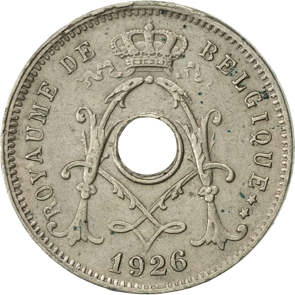 Coin, Belgium, 5 Centimes, 1926, AU(50-53), Copper-nickel, KM:66