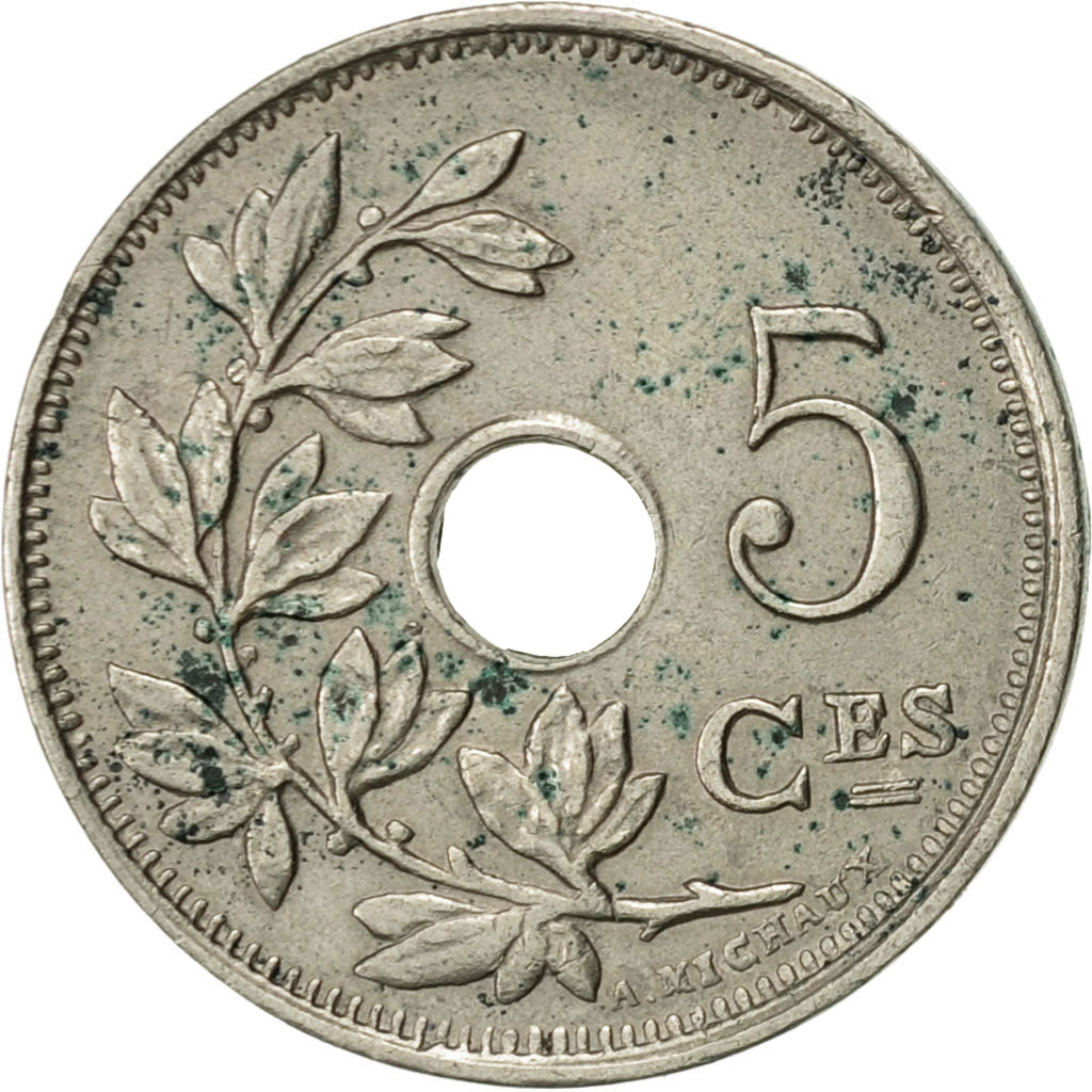 Coin, Belgium, 5 Centimes, 1926, AU(50-53), Copper-nickel, KM:66