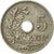 Munten, België, 5 Centimes, 1922, ZF, Copper-nickel, KM:67