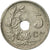 Moneda, Bélgica, 5 Centimes, 1921, MBC+, Cobre - níquel, KM:67