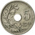 Moneta, Belgio, 5 Centimes, 1920, BB, Rame-nichel, KM:66