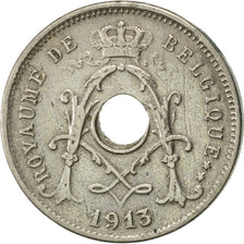 Belgium, 5 Centimes, 1913, AU(50-53), Copper-nickel, KM:66