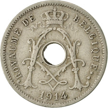 Belgium, 5 Centimes, 1914, EF(40-45), Copper-nickel, KM:66